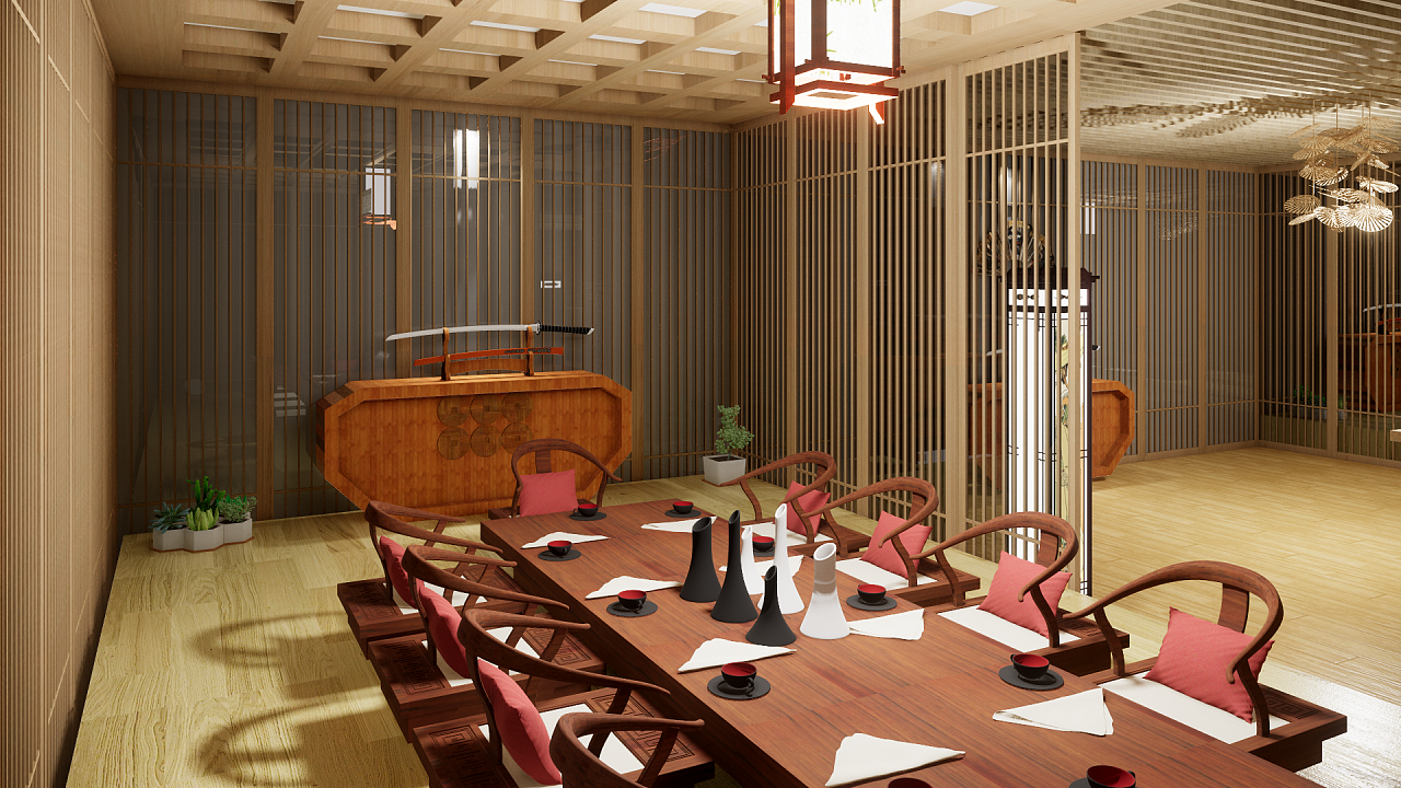 日式餐厅装修设计